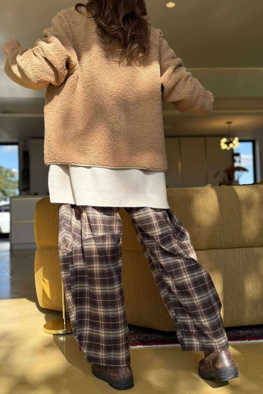 Highland Sherpa Jacket Camel /13 =